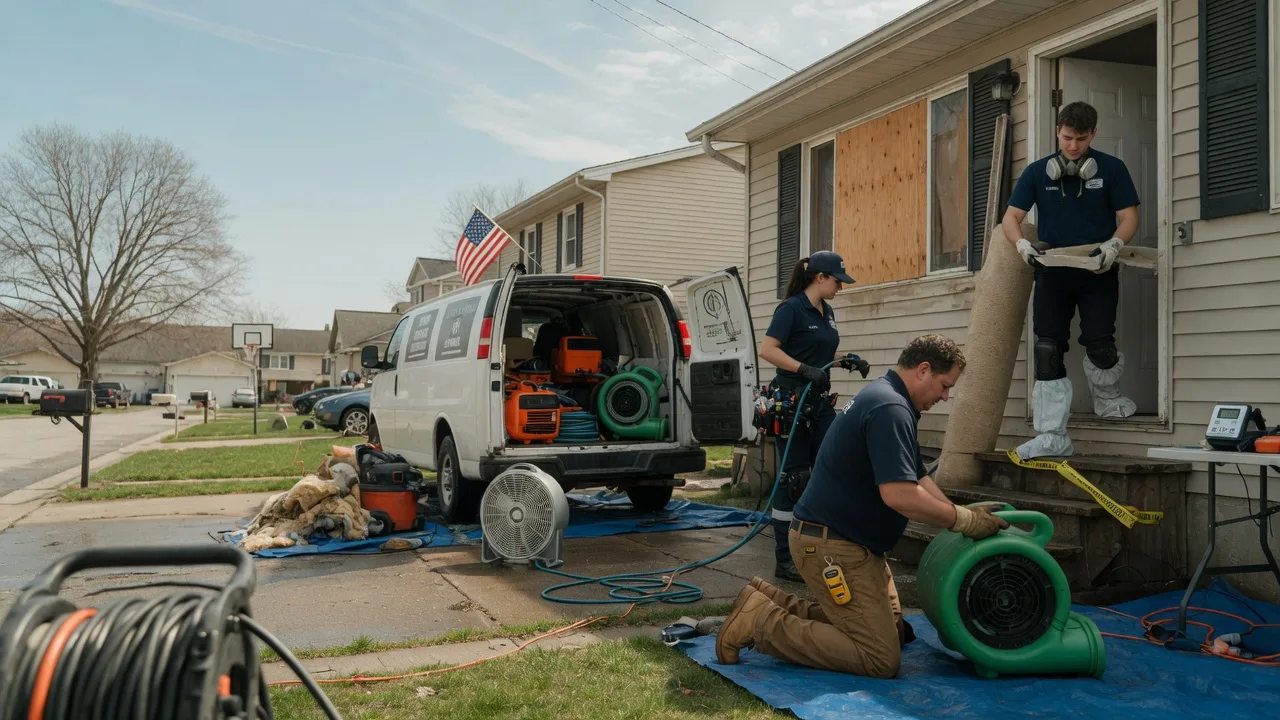 Water Damage Restoration in Orleans, IN near me